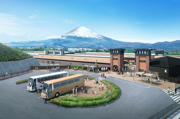 「ヒルサイド バスターミナル」イメージ／画像提供：三菱地所・サイモン