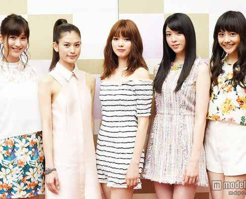 ViVi八木アリサ、Seventeen三吉彩花ら“貴重な5ショット”実現 アミューズ期待の美女たちが語り合う モデルプレスインタビュー