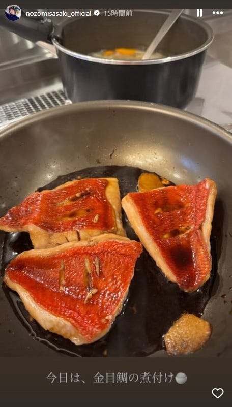 佐々木希Instagramストーリーズより