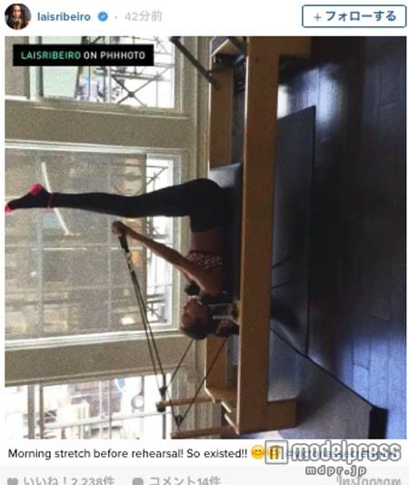 ライス・リベイロ 。Lais Ribeiro Instagramより