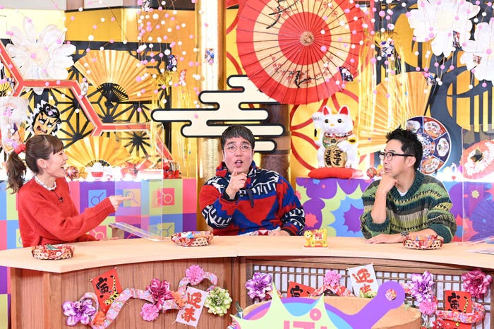 若槻千夏、小木博明・矢作兼(おぎやはぎ)(C)中京テレビ、日本テレビ