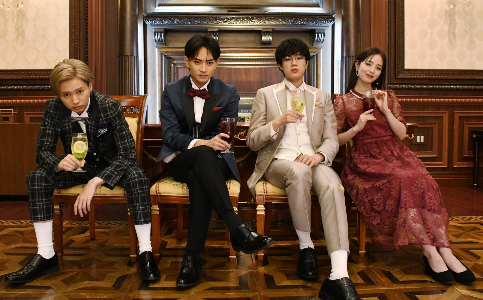 美 少年・浮所飛貴＆佐藤龍我・HiHi Jets井上瑞稀・横田真悠、可憐にドレスアップ「トモダチゲームＲ４」新メンバーも参戦