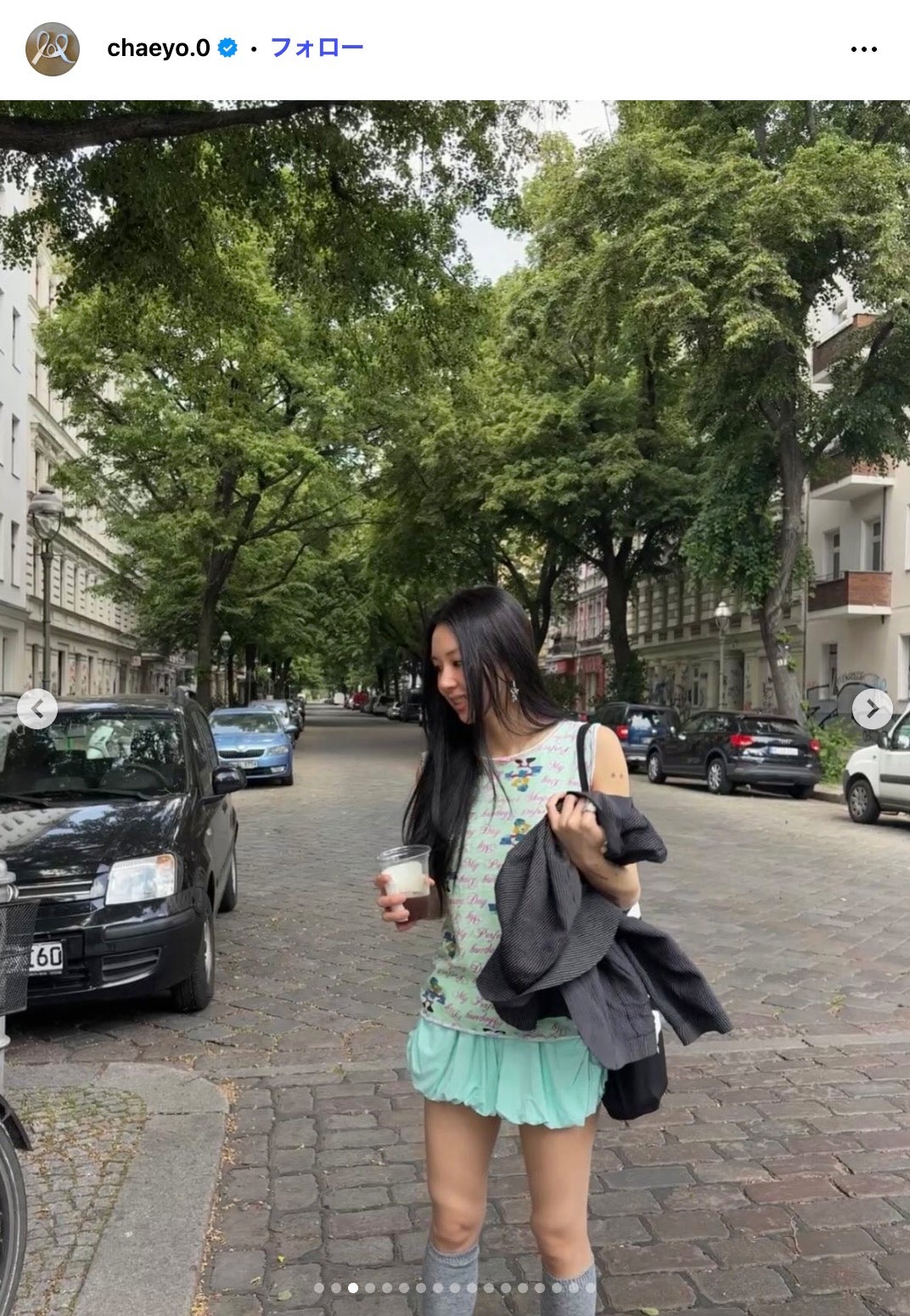 チェヨンInstagramより