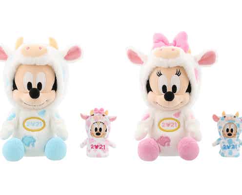 ディズニー、丑年グッズ誕生 “ウシコスチューム”姿のミッキーたちが可愛い