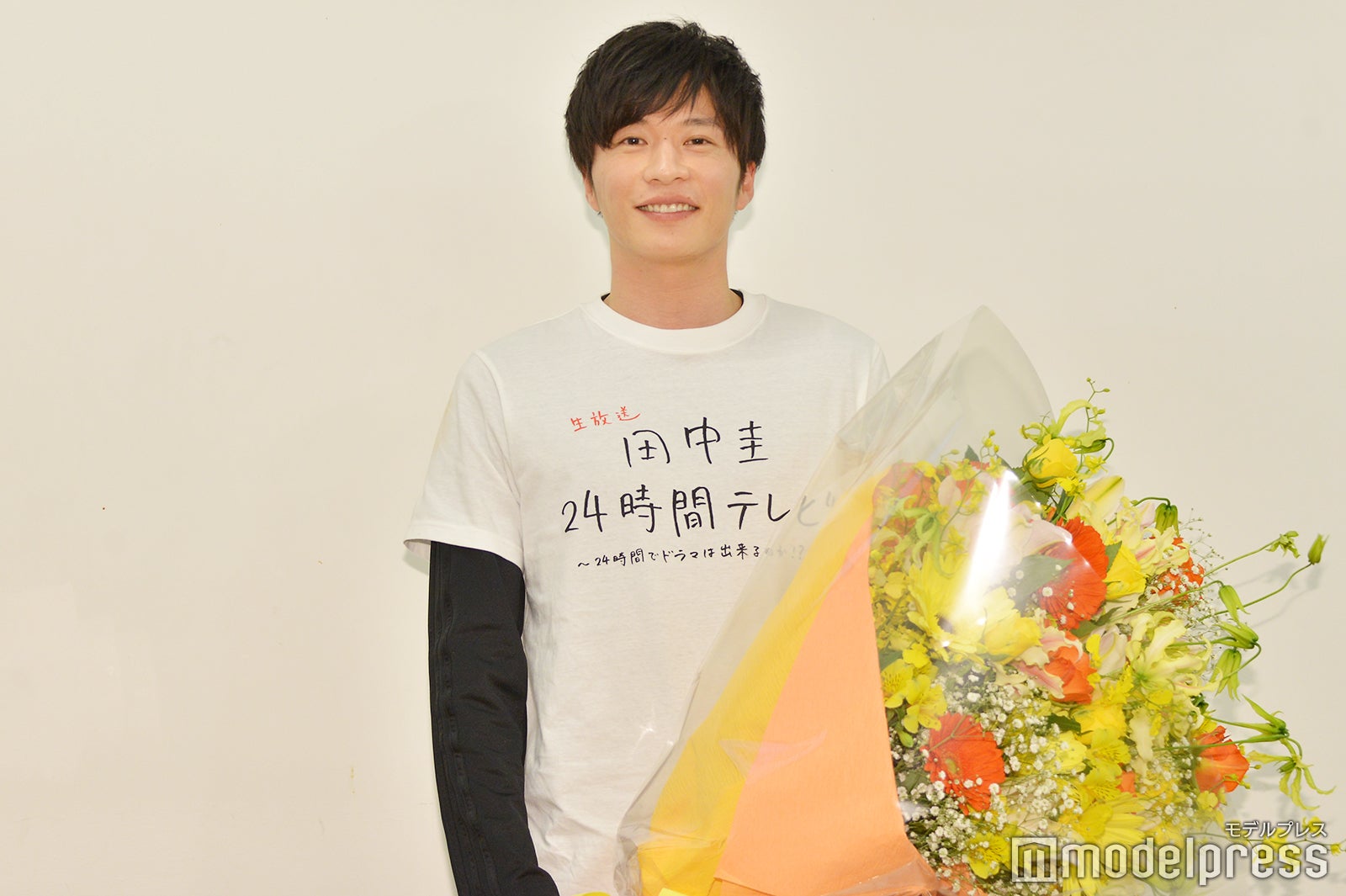 「田中圭24時間テレビ」放送終了直後も笑顔の田中圭（C）モデルプレス