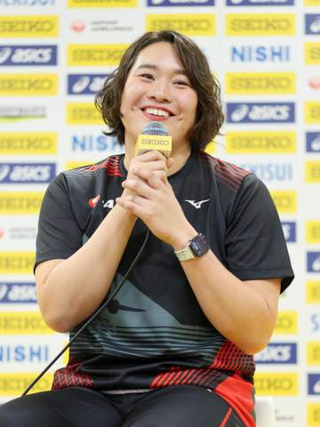 北口榛花 新コーチで挑む初戦へ意気込み 投てき動作に変化「間違い探し的な感じで楽しんでもらえたら」