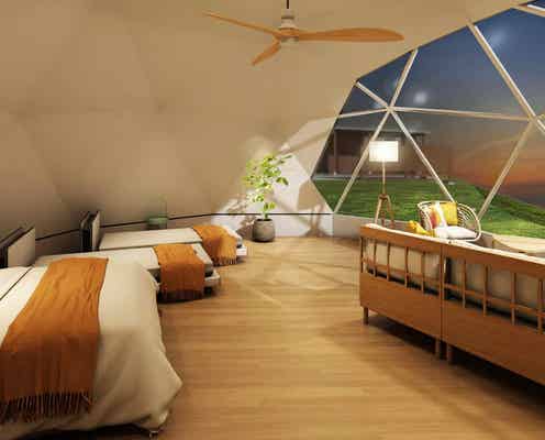 長崎に新グランピング「Flat Glamping Nagasaki」2023年12月開業 ”施設全体ユニバーサルデザイン”設計