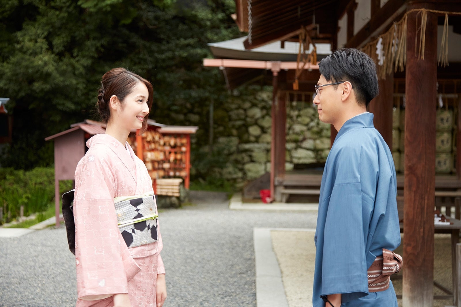佐々木希、山下健二郎／「福家堂本舗 －KYOTO LOVE STORY－」より