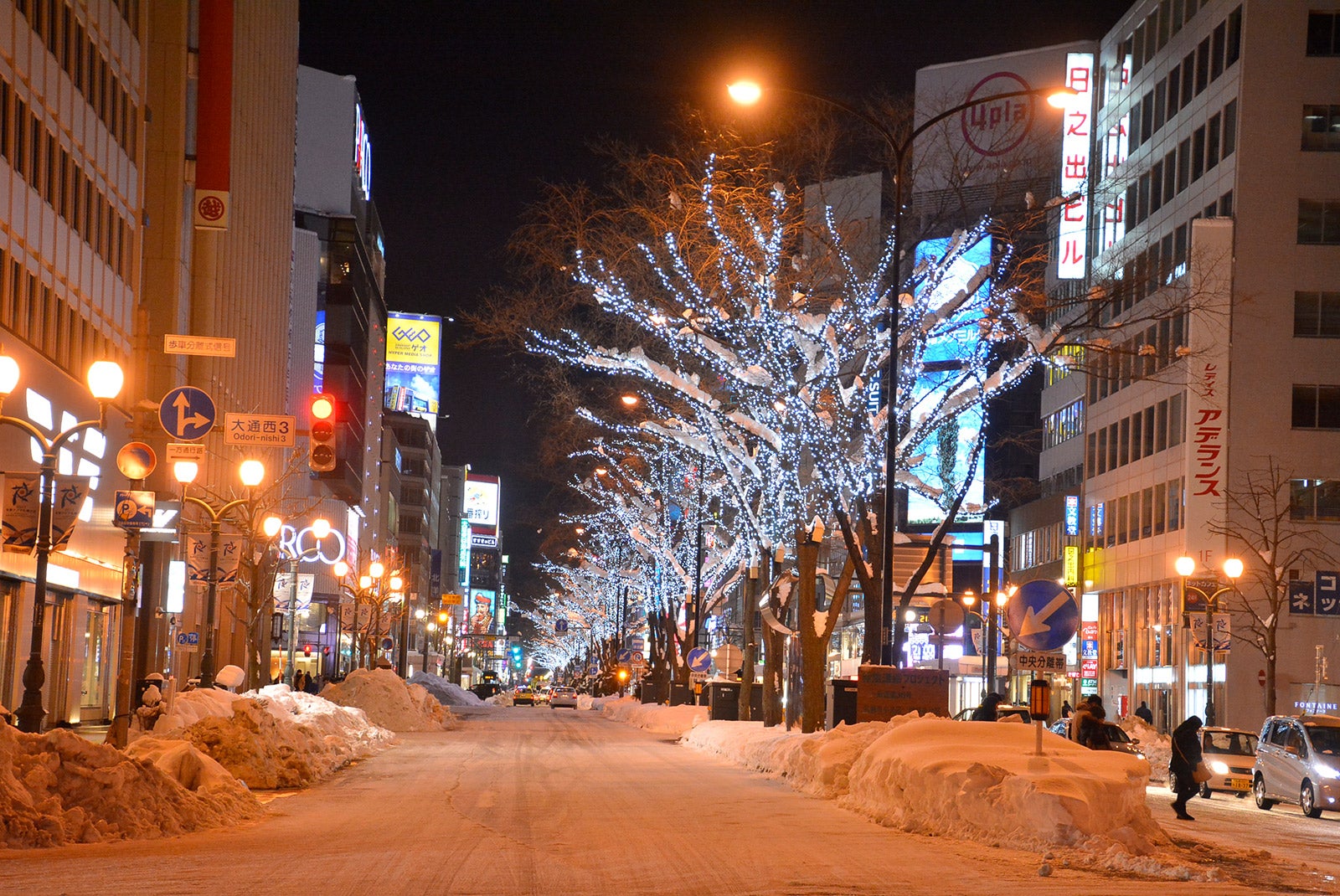 駅前通り会場／画像提供：さっぽろホワイトイルミネーション実行委員会事務局