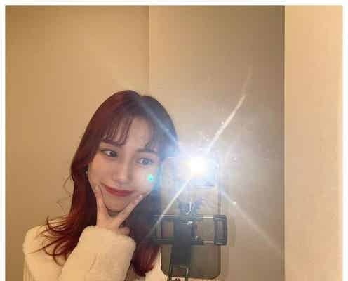 パパラピーズ・タナカガ、赤髪にイメチェン「新鮮で可愛い」「なんでも似合う」の声