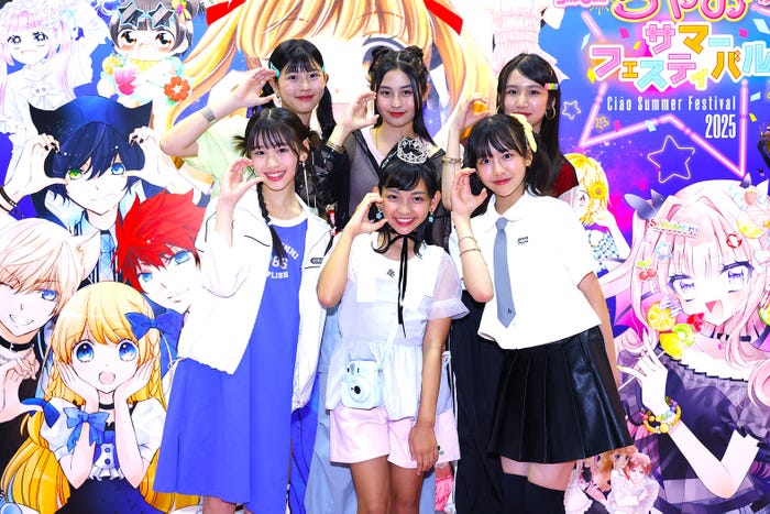 (左上から時計回りに)野花美月、水上あきら、中江ほの、泉沙和香、GPりのあさん、井原凪咲(提供写真)