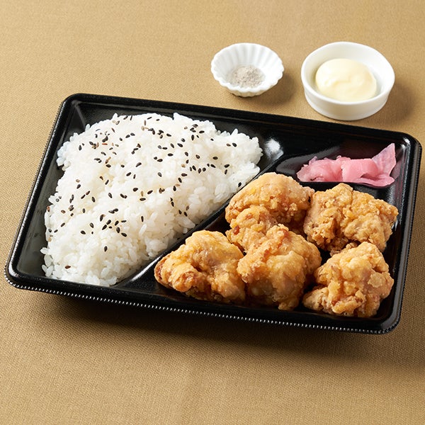 九州醤油仕立ての唐揚弁当
（税込628円）／提供画像