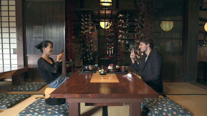 ジュゼッペ、春花「TERRACE HOUSE TOKYO 2019-2020」22nd WEEK(C)フジテレビ/イースト・エンタテインメント