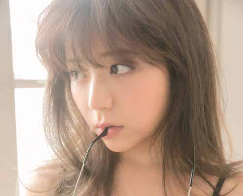 ふっくら美バストで悩殺 モデル斎藤みらいが初ソロ水着披露