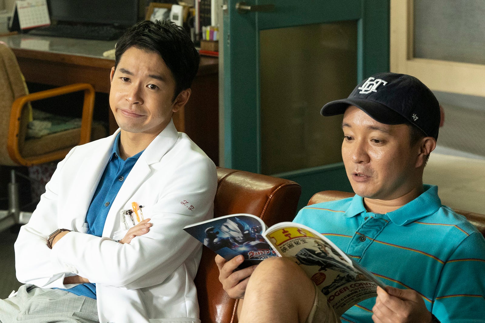 仲野太賀、濱田岳「新宿野戦病院」第7話より（C）フジテレビ