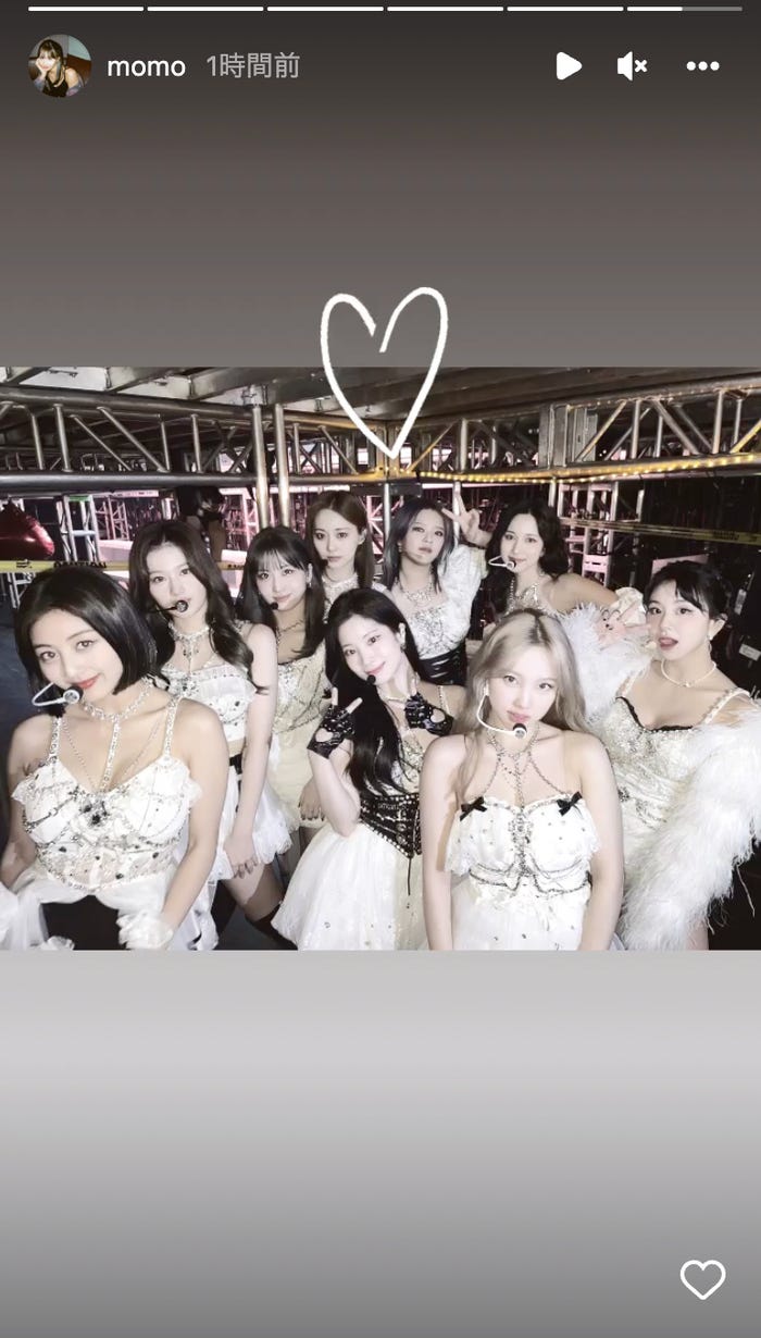 モモInstagramストーリーズより