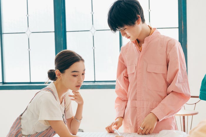 新野尾七奈、高橋璃央 (C)AbemaTV, Inc.