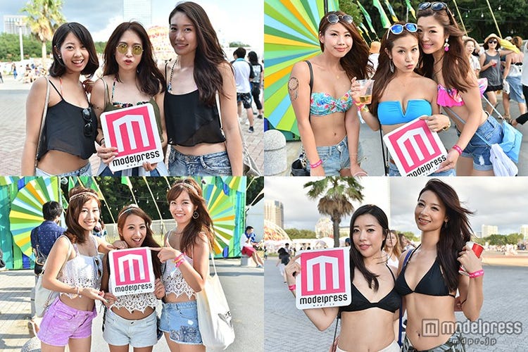 サマソニ 真夏の野外で解放 ビキニガール集結 Summer Sonic 15来場者スナップ モデルプレス サマソニ 真夏の野外で解放 ビキニガール集結 Summer Sonic 15来場者スナップ モデルプレス