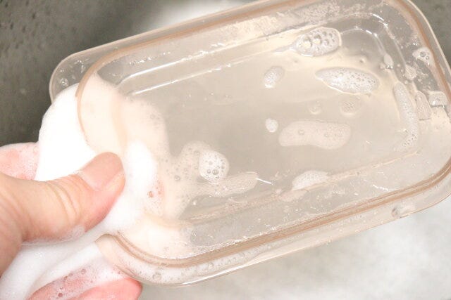 とにかく洗いやすいお弁当箱270mL2個組　洗浄