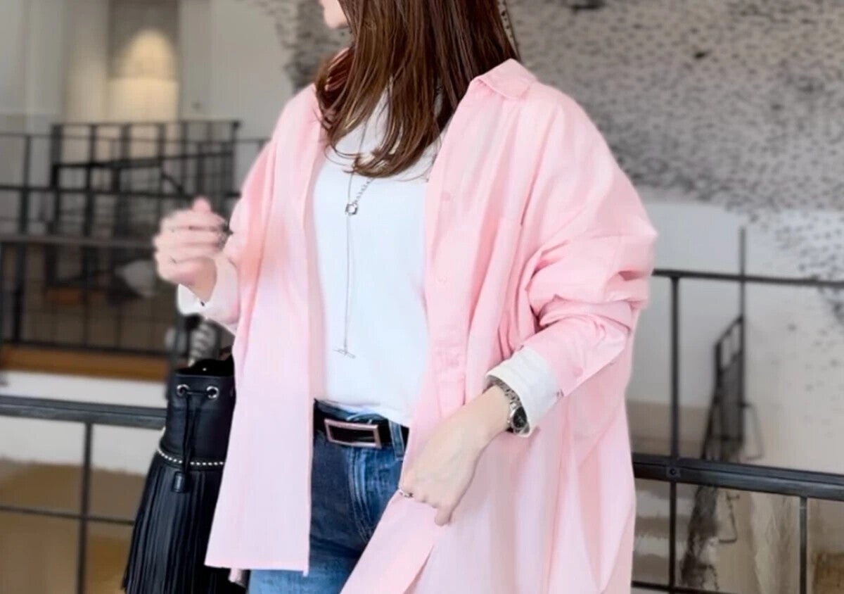 春のピンクシャツコーデが可愛すぎ♡大人女子にちょうどいい！おしゃれな人の着こなし6スタイル