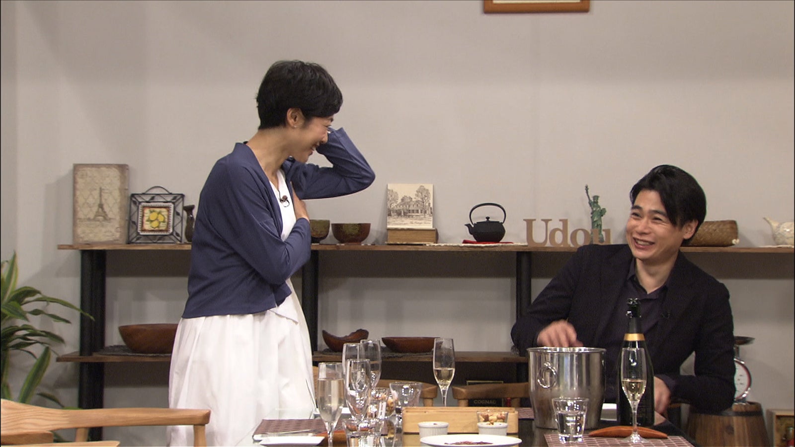 有働由美子、吉村崇 （C）日本テレビ