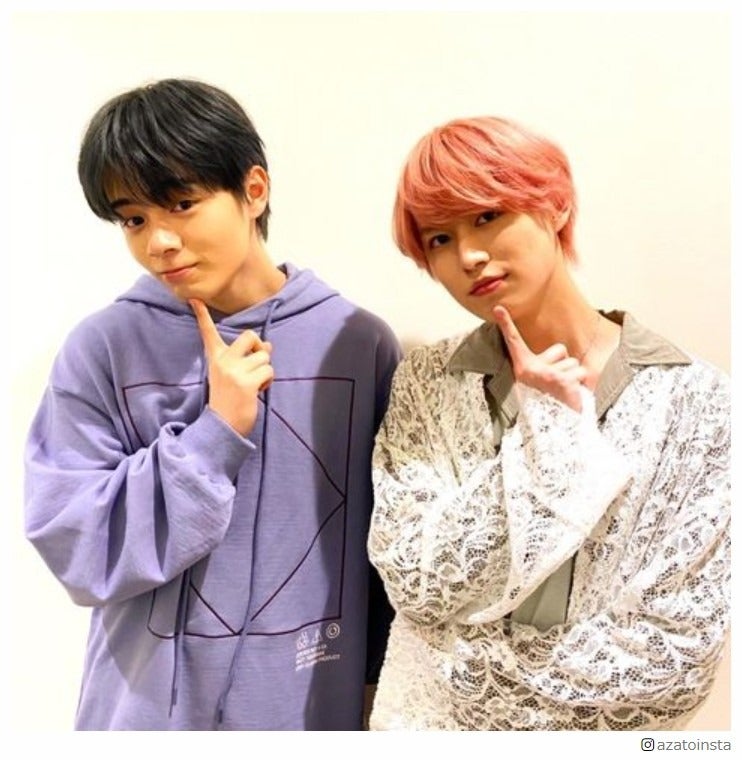 JO1鶴房汐恩＆白岩瑠姫、“あざとポーズ”披露「可愛すぎ」「顔が良くて癒やされる」の声