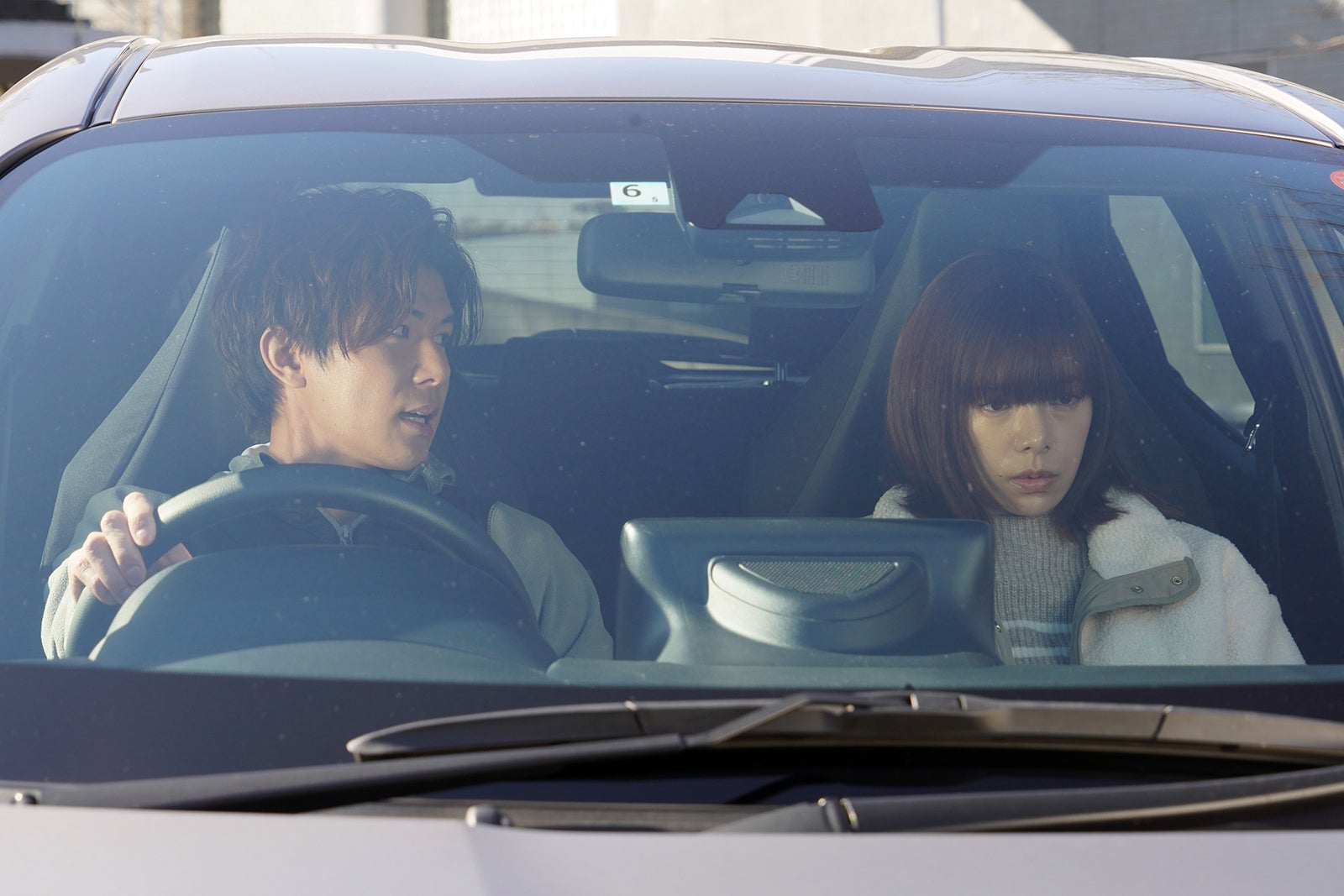 柿澤勇人、桜井ユキ／「真犯人フラグ 真相編」第17話より（C）日本テレビ