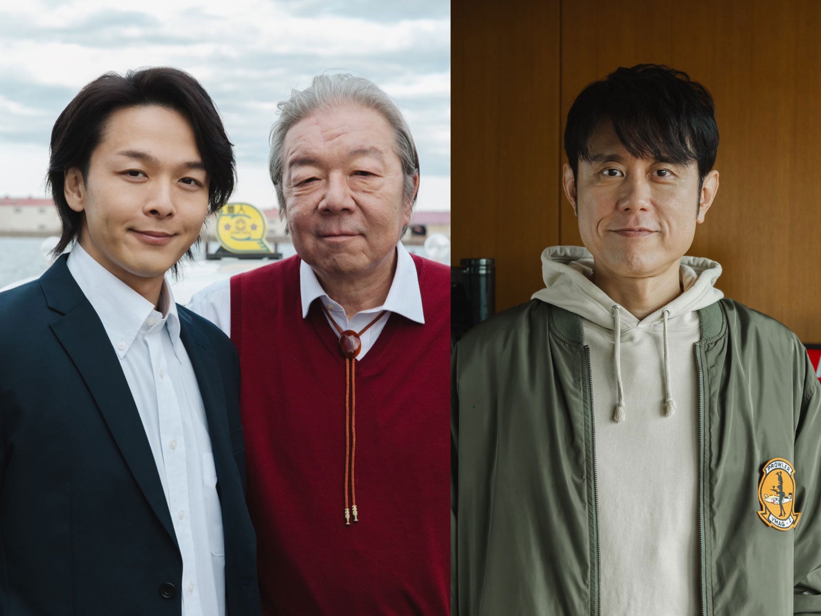 （左から）中村倫也、古田新太、原田泰造（C）日本テレビ