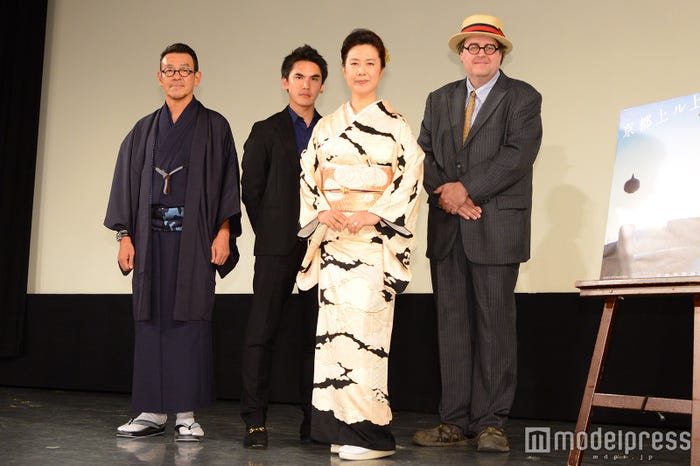 (左から)清水圭、三船力也、名取裕子、Stuart Galbaraith(C)モデルプレス