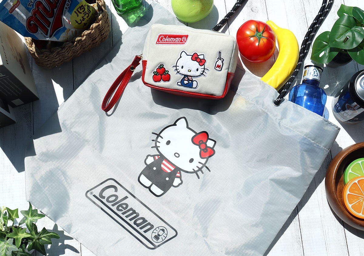 InRed10月号付録が超豪華♡コールマン×ハローキティのエコバッグ＆ポーチは早い者勝ち！