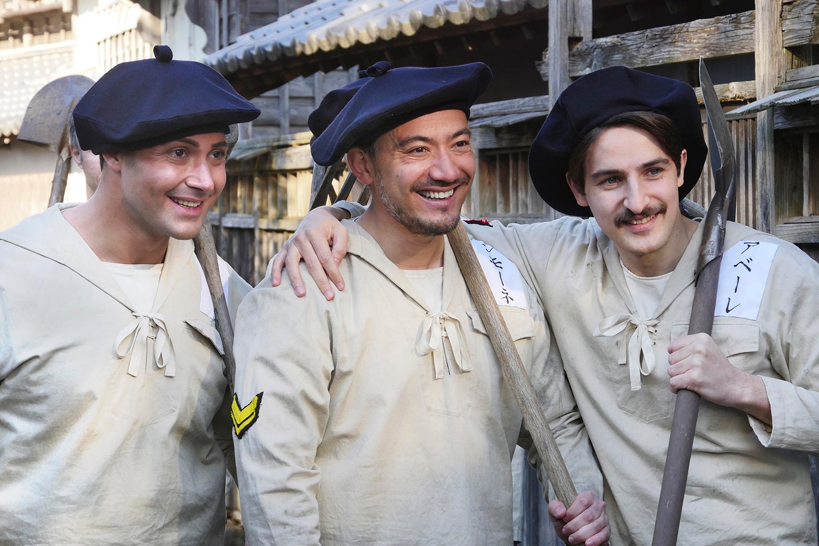 （左から）パオロ、ベリッシモ・フランチェスコ、ペッペ （C）フジテレビ