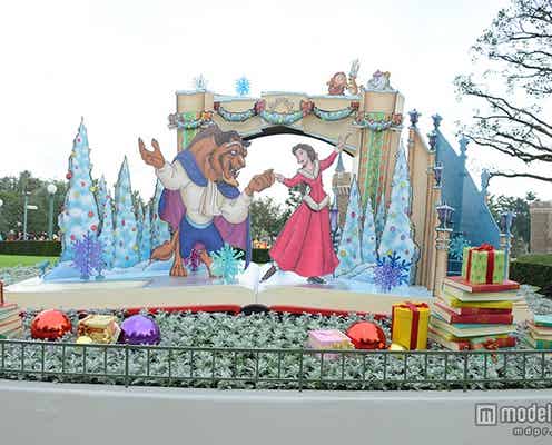ディズニーランド「美女と野獣」「スティッチ」フォトロケーション初登場 賑やかなデコレーションに<写真特集>