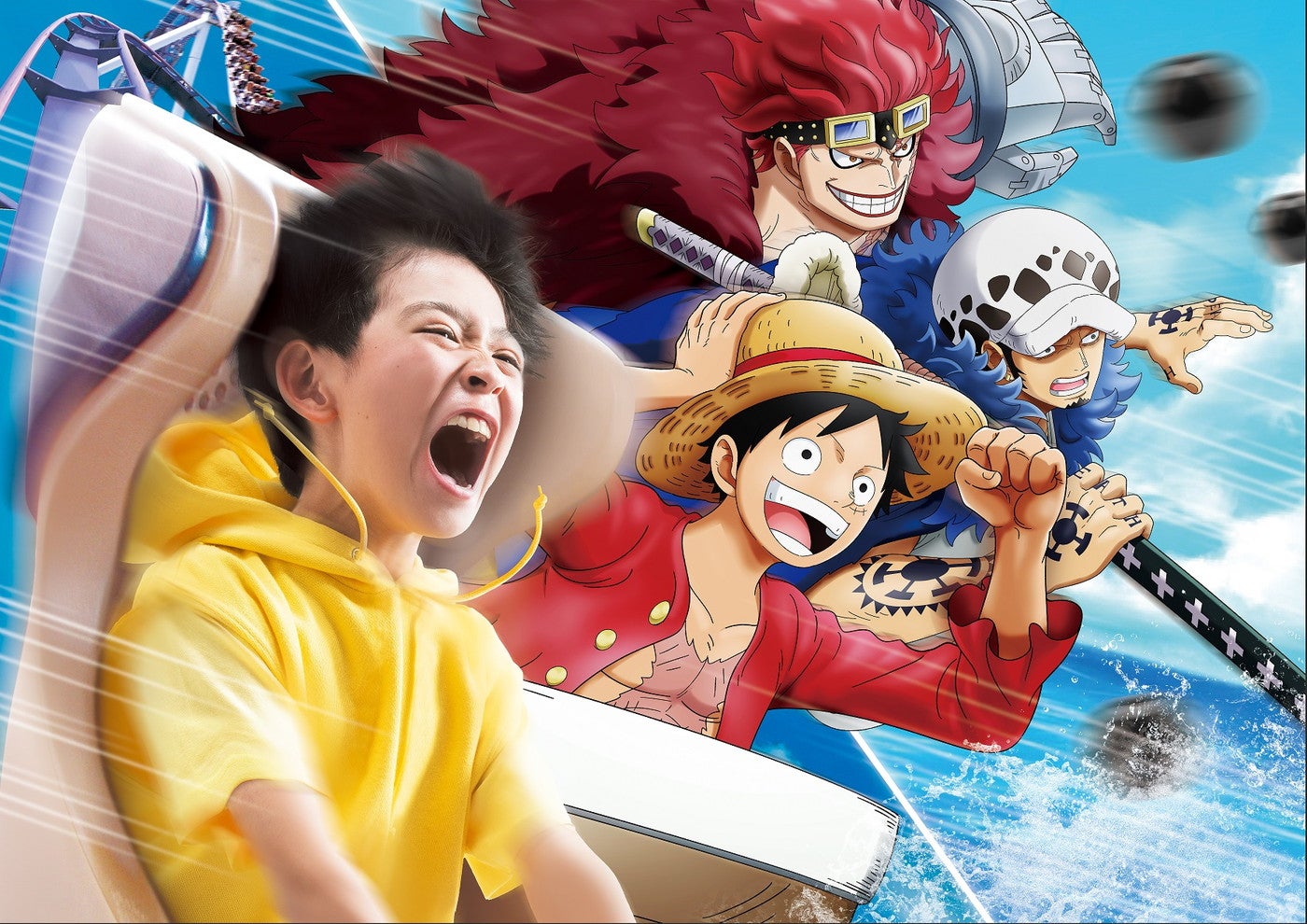 ワンピース×ストーリー・ライド／画像提供：ユニバーサル・スタジオ・ジャパン