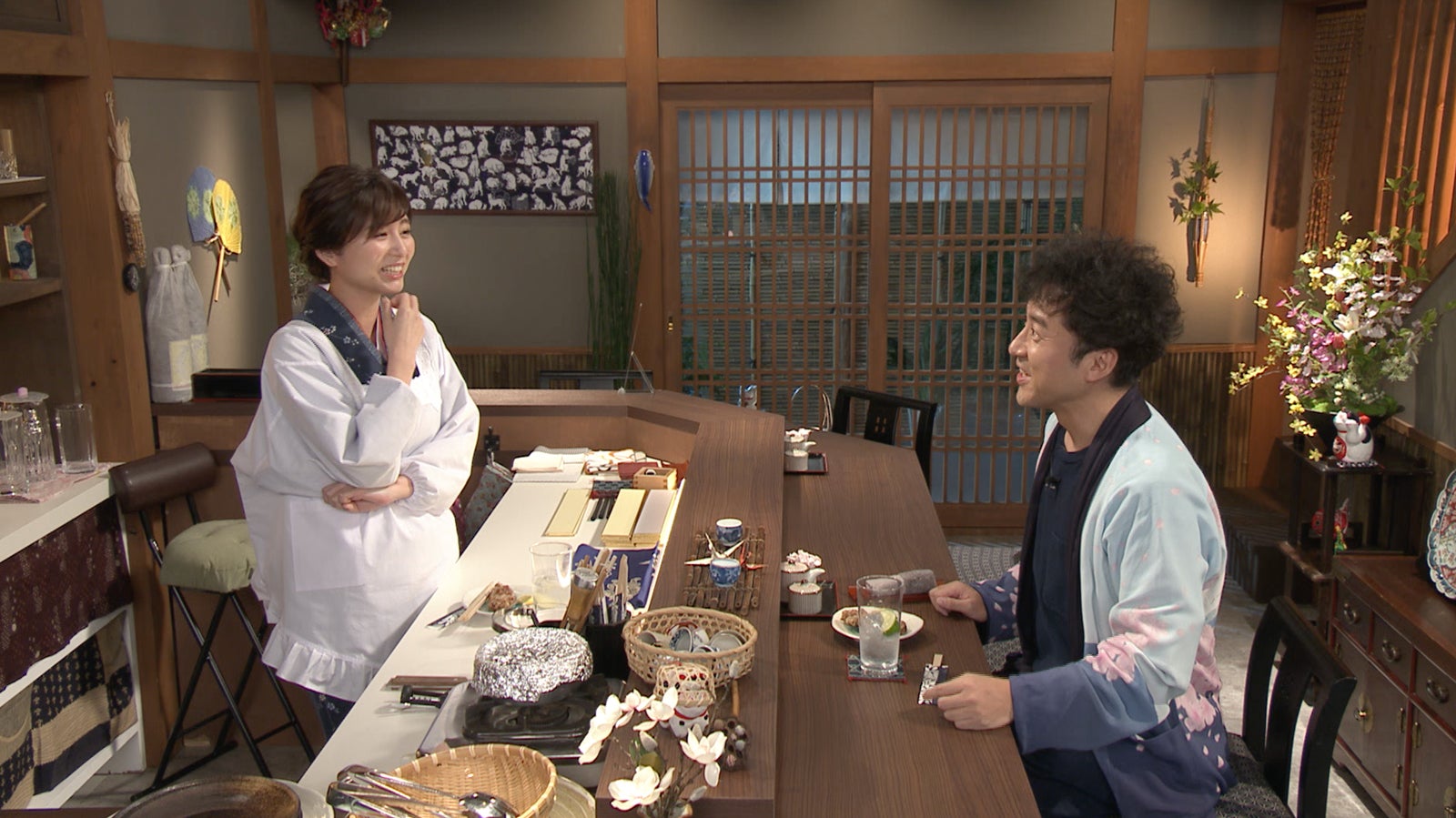 宇賀なつみ、ムロツヨシ（C）テレビ朝日