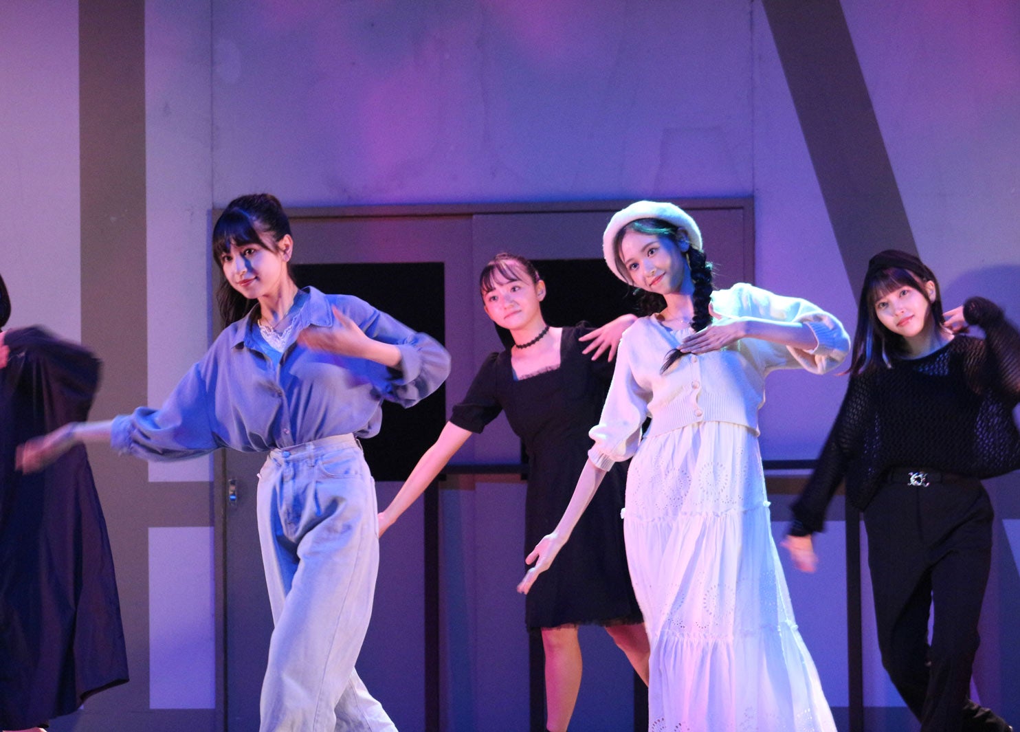 （左から）織田ひまり、若山天音、入江美沙希、羽野瑠華（提供写真）