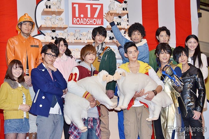 【後列左から】長濱慎、森高愛、横浜流星、金城大和、塩野瑛久、今野鮎莉【前列左から】梨里杏、平牧仁、志尊淳、竜星涼、丸山敦史、斉藤秀翼、