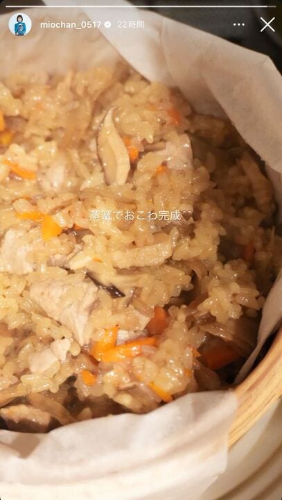 朝長美桜Instagramストーリーズより