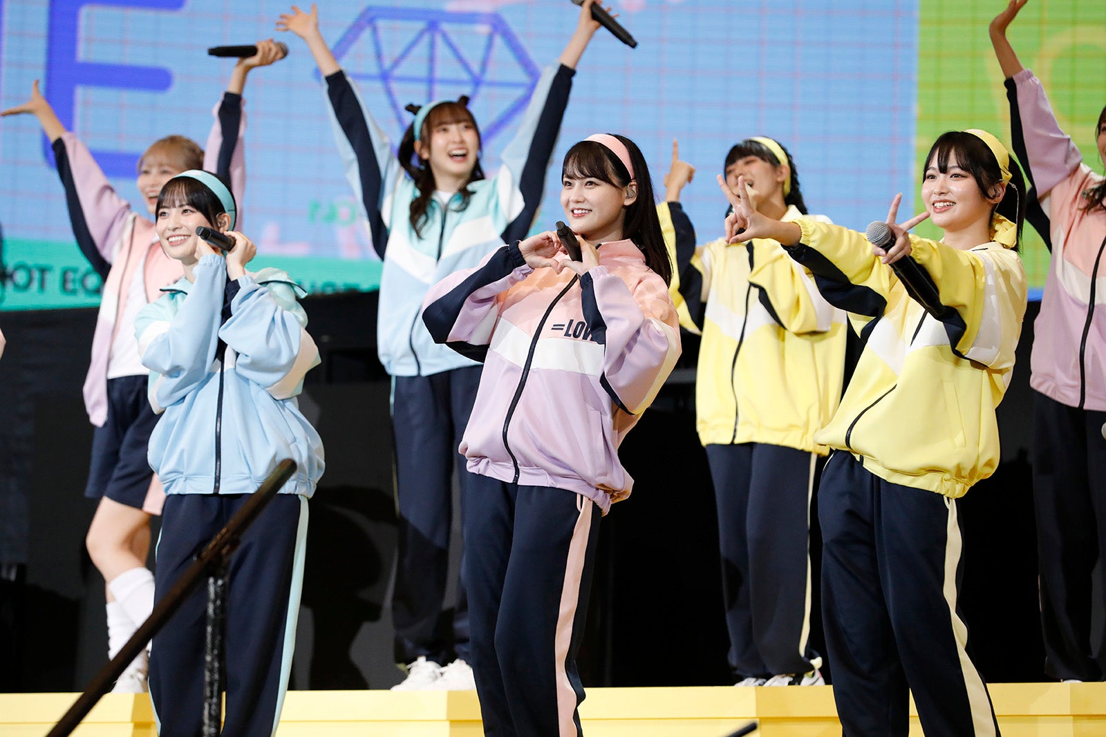 ＝LOVE・≠ME・≒JOY、4種目の競技で体張る サプライズで楽曲披露も＜イコノイジョイ大運動会2022＞