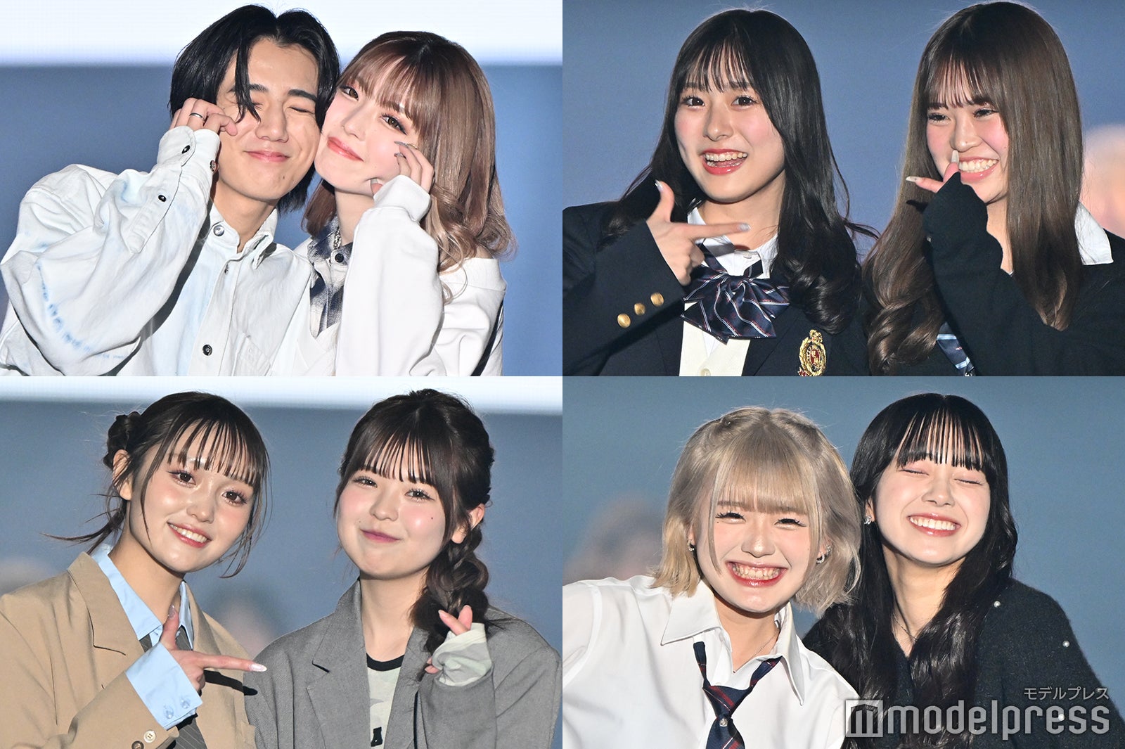 「今日好き」ゆいはるカップルら豪華集結 制服姿でラブラブランウェイ繰り広げる【TGC 和歌山 2024】