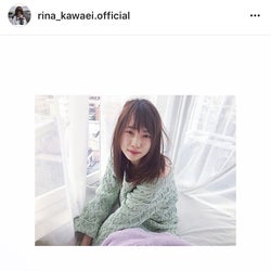 川栄李奈 寝起き風写真公開に 彼女寝起きなうに使っていいよ などの反響 モデルプレス