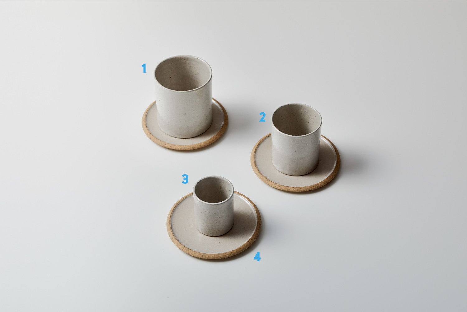 ONE KILN × Blue Bottle Coffee Original Cups／画像提供：Blue Bottle Coffee Japan