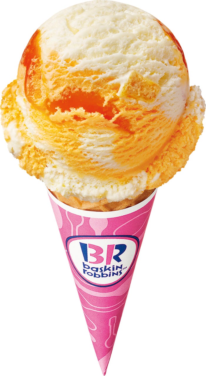 マンダリンオレンジチーズケーキ/画像提供:B-R サーティワン アイスクリーム
