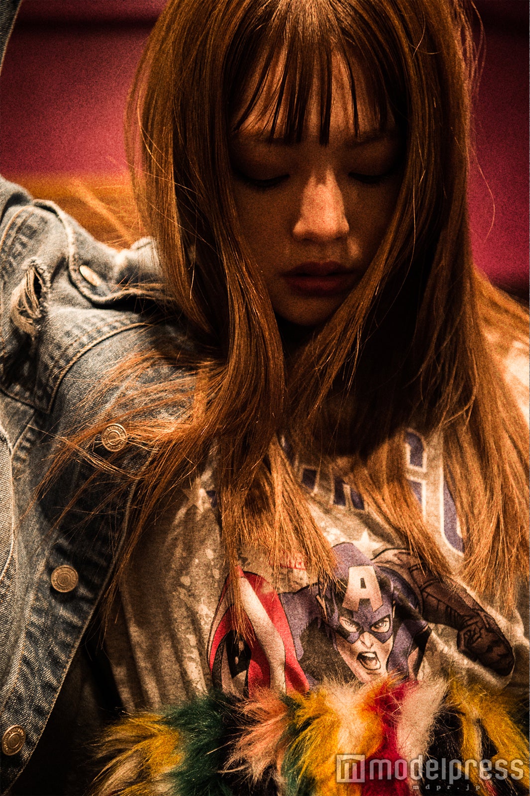 ちぃぽぽ×キャプテン・アメリカ （C）モデルプレス