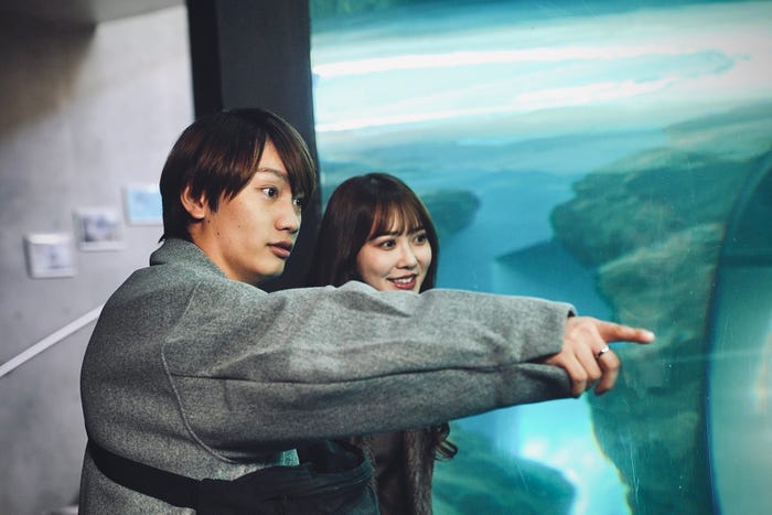 藤原丈一郎、加藤史帆「僕のあざとい元カノ from あざとくて何が悪いの?」第3話(C)テレビ朝日