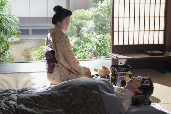 高石あかり、堤真一「ばけばけ」第13話(C)NHK