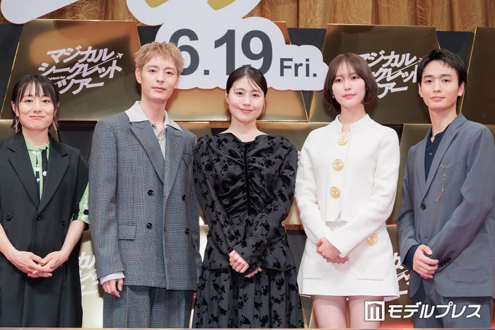 天野千尋監督、塩野瑛久、有村架純、南沙良、青木柚(C)モデルプレス
