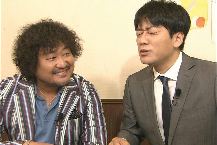 葉加瀬太郎と安住紳一郎アナ(C)TBS