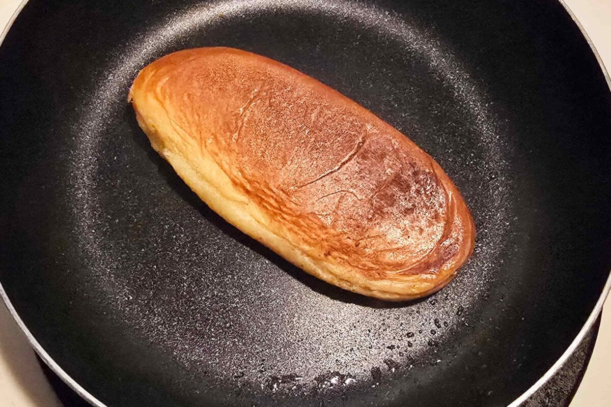 クリームチーズパン・焼く