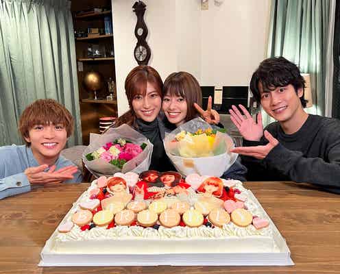 山本舞香&瀧本美織“Wバースデー”を溝端淳平・FANTASTICS佐藤大樹がサプライズで祝福<Sister>