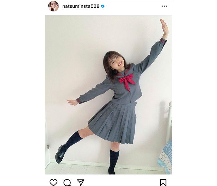 平嶋夏海 現役感あるセーラー服ショットに反響 まだまだ現役 似合う モデルプレス 平嶋夏海 現役感あるセーラー服ショットに反響 まだまだ現役 似合う モデルプレス
